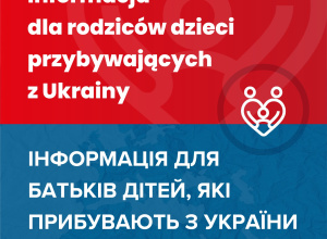 Informacja dla rodziców dzieci przybywających z Ukrainy – materiały MEiN