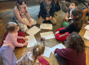 Walentynkowa lekcja w bibliotece