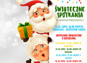 zaproszenie na świąteczne spotkania