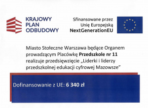 Cyfrowy świat zawitał do Przedszkola nr 11